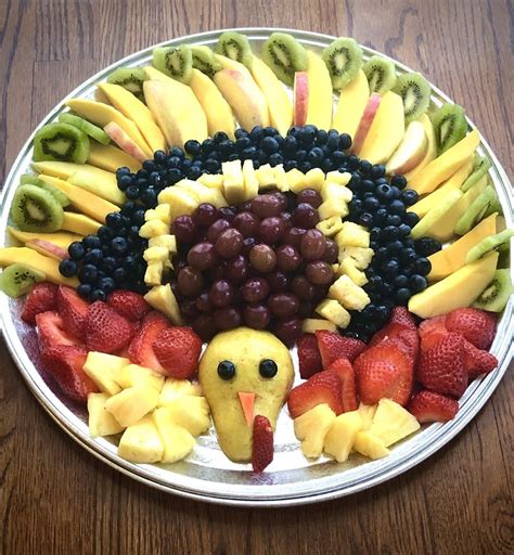 How To Make A Fruit Turkey Platter