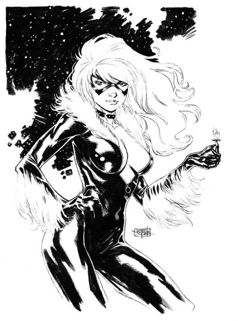 Manof2moro Black Cat Black Cat Marvel Comic Art