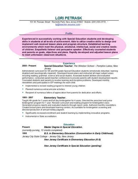 When you're writing your resume you have two options for what to include to quickly highlight your background or your interest in a role Resume Objective Statement For Teacher | Free Resume ...