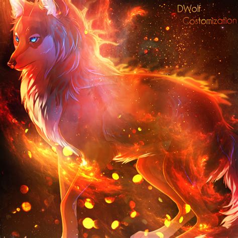 Fire Orange Wolf By Matis161 On Deviantart