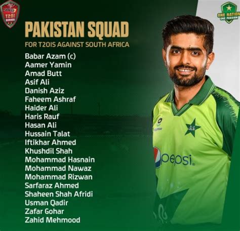 South africa vs pakistan 2021. PAK T20 Team Squad Announced for PAK vs SA T20 Series 2021 ...