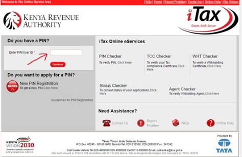 Kra Pin How To Register And Check Pin Number Ke