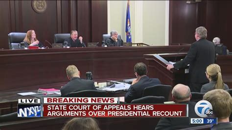 Court Of Appeals Hears Recount Case Youtube