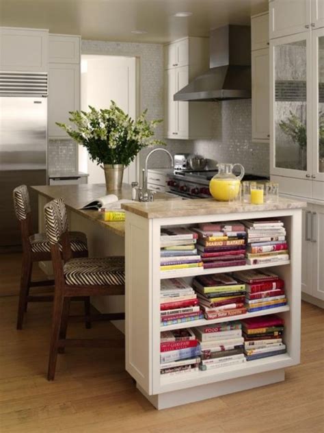 18 Practical Kitchen Island Designs With Open Shelving