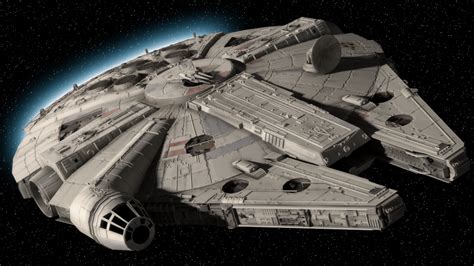 First Concept Art Of The Millennium Falcon In Star Wars Episode Vii