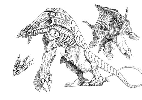 Image Concept Art Godzilla 2000 Millennium Orga 99png