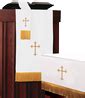 Reversible Church Altar Parament Set Red White Cross and Crown | Buy ...