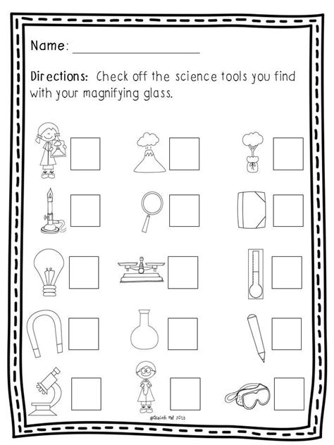 Here you will find a wide range of different math activities suitable for kids of kindergarten grade, which will help your child learn to count up to 25. Science Tools Freebie | Kindergarten science, Science ...