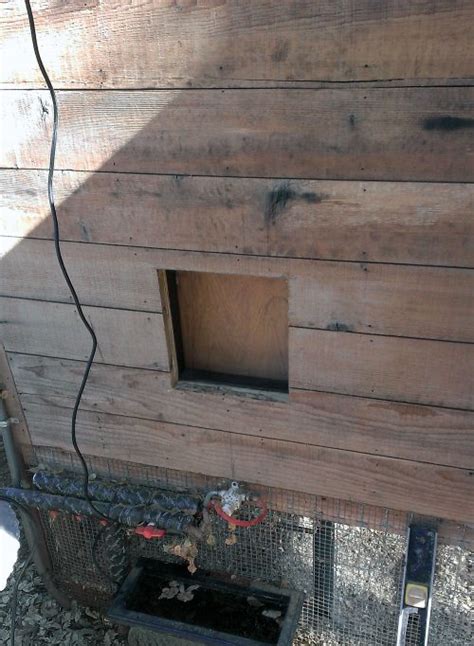 Arduino Chicken Coop Door Installed Construction Exterior Davenaves