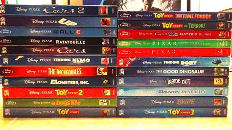My Complete Disneypixar Blu Ray Collection 2016 Update Youtube