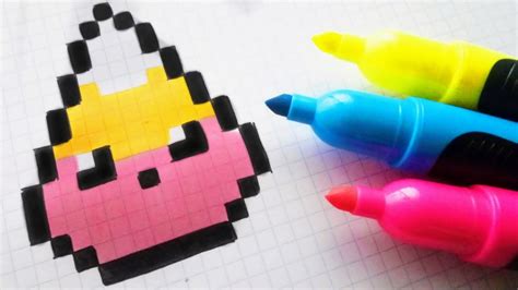 Ver más ideas sobre pixel art, dibujos pixelados, dibujos en cuadricula. Dibujos De Ninos: Imagenes De Dibujos Pixelados Kawaii