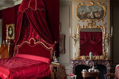 Habitually Chic®️️ Chateau De Villette French Country Bedrooms Bedroom Red Country Bedroom