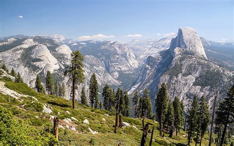 Bilder Yosemite Kalifornien Vereinigte Staaten Glacier Point Valley