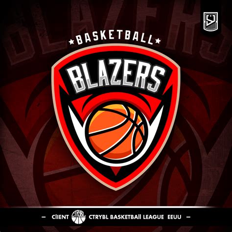 Blazers Basketball On Behance Blazers Basketball Branding Design