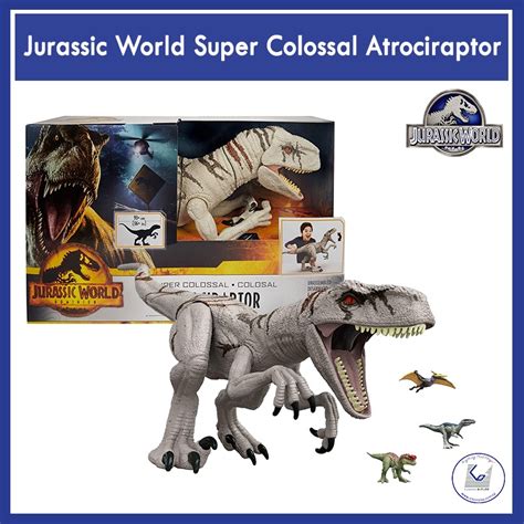 Jurassic World Dominion Survival Instincts Super Colossal Atrociraptor Dinosaur Toy Mattel Hfr09