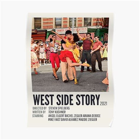 West Side Story 2021 Poster For Sale By Therookiestore Redbubble