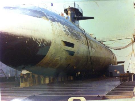 Los Angeles Flight I Class Ssn In A Drydock Nice View On The Torpedo