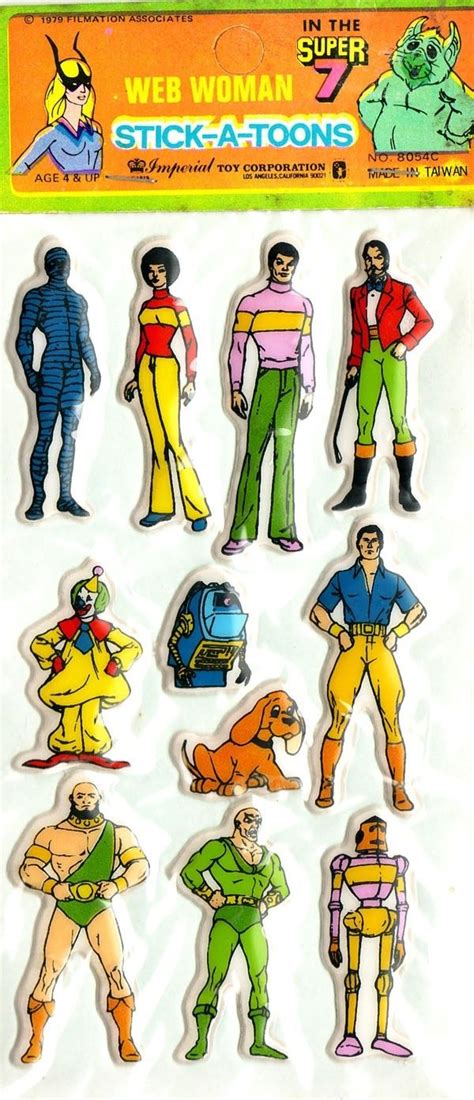 Pin By Dennis Wood On Cb Tarzan And The Super 7 Filmation Puffy Stickers Comic Book Cover