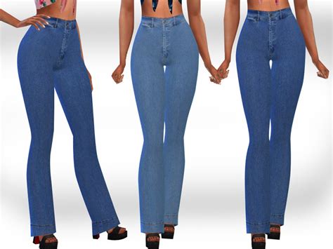 The Sims Resource Female Retro Style New Jeans