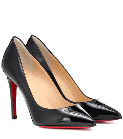 Christian Louboutin Pigalle 100 Patent Leather Pumps In Black Save 10