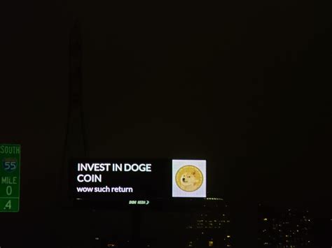 Dogecoin is a cryptocurrency based on the popular doge internet meme and features a shiba inu on its logo. For those that doubted my billboard, I present to you... Dogeboard! On I-64 into St. Louis ...