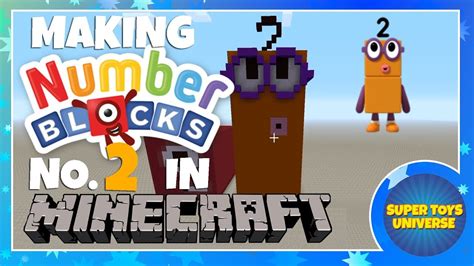 Making Numberblocks Number Block Number 2 In Minecraft Cbeebies Youtube