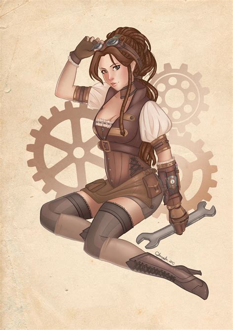 Steampunk Pin Up Ms Abigail P Calbury By Flying4Freedom On DeviantArt