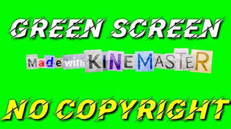 Green Screen Watermark Kinemaster Youtube