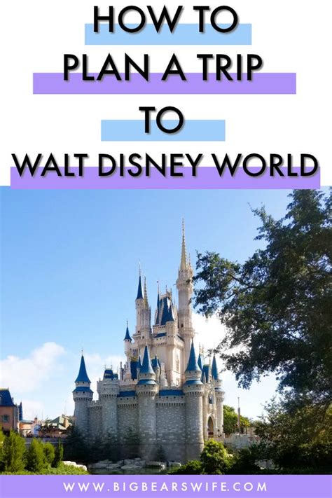 How To Plan A Trip To Walt Disney World Plan Disney World Trip