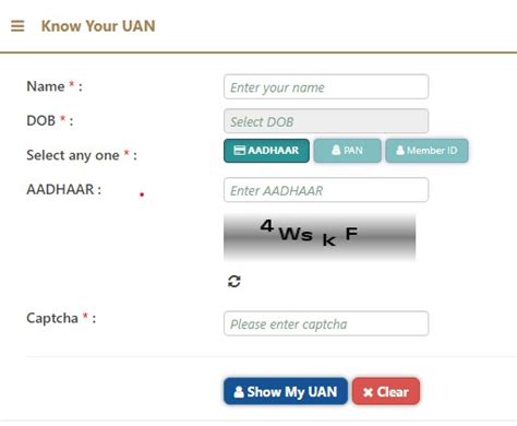 Uan Activation Epf Registration Link Aadhaar With Uan