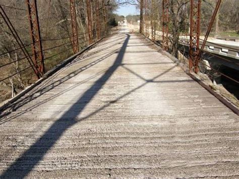 Adamsville Through Truss Bridge Over Lampasas River Texas