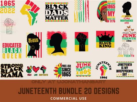 Juneteenth Bundle Svg Cut File Black History Svg Black Power Etsy