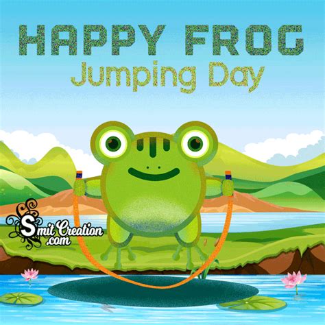 Happy Frog Jumping Day  Image