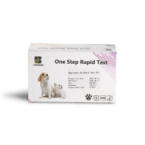 China Lifecosm Canine Heartworm Ag Test Kit For Veterinary Use