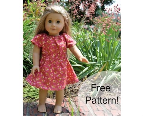 Free Sewing Pattern Peasant Dress For A Doll Sewing