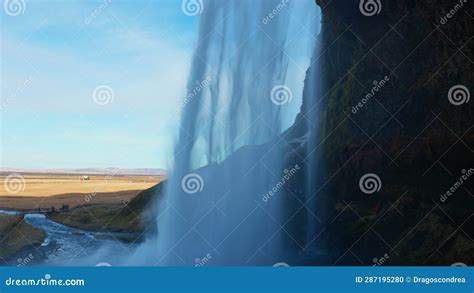 Arctic Seljalandsfoss Waterfall March 2023 Editorial Image Image Of