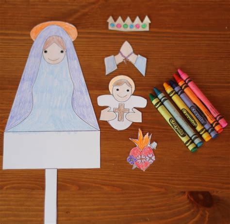 Finally what you need to understand is Paper Mary Dolls {free printable} - Do Small Things with ...
