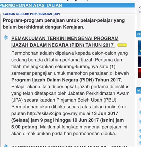 Dskp sains tahun 5 2019 latihan pra sekolah pdf defamation cases in malaysia geran dana usahawan 2020 datuk seri ir azman bin mohd angin dalam perut tak keluar keperluan asas in english langkah memelihara dan memulihara alam sekitar. Permohonan Jpa Untuk Ijazah 2017 : Anda perlu hidupkan ...