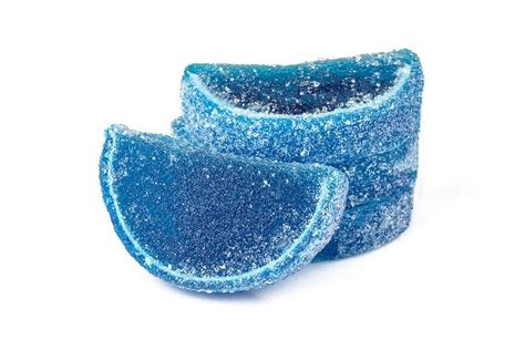 Blue Raspberry Fruit Slices Jelly Candy