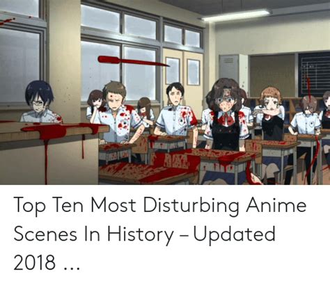 Top Ten Most Disturbing Anime Scenes In History Updated 2018 Anime