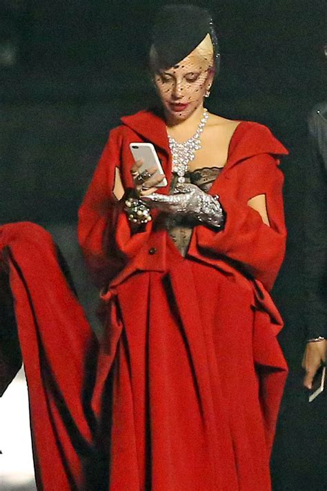 The Countess On The Set Of Ahs H Lady Gaga Fotp
