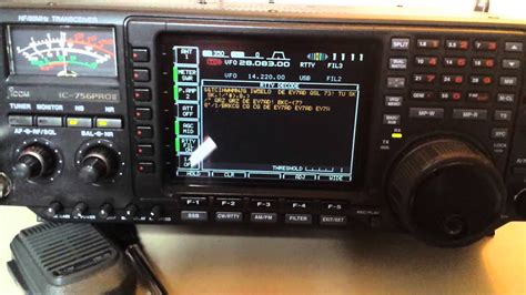 Icom 756 Pro2 Rtty Youtube