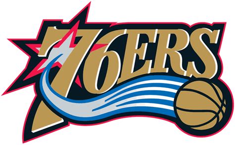 A virtual museum of sports logos, uniforms and historical items. Logo 76ers philadelphia - Sixers - 1997:2009 | Studio ...