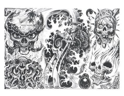 Crazy Evil Skull Tattoos Skull Tattoos Pinterest