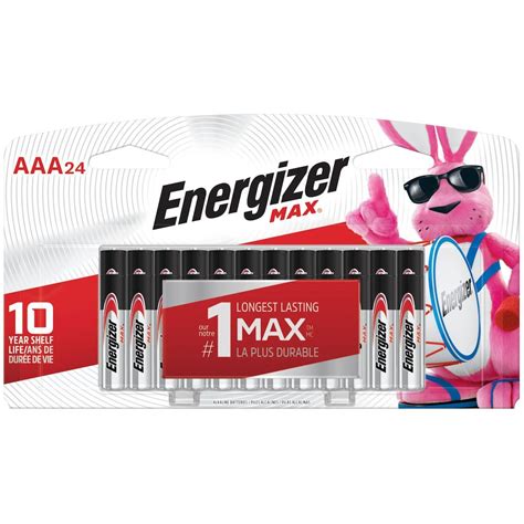 Energizer Max Alkaline Aaa Batteries 24 Pack The Home Depot Canada