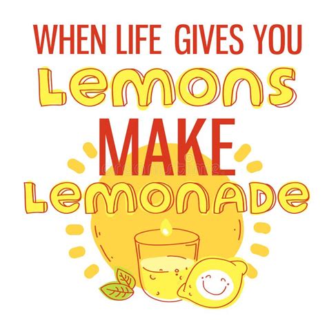 When Life Gives You Lemons Make Lemonade Motivational Quote Printable