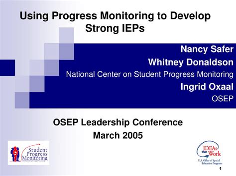 Ppt Using Progress Monitoring To Develop Strong Ieps Powerpoint