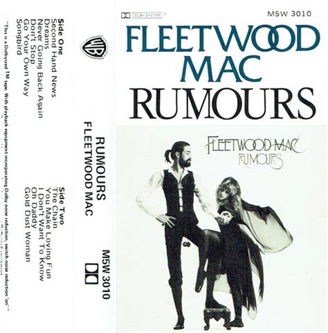 fleetwood mac rumours 1977 cassette discogs