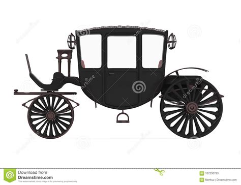 Vintage Carriage Isolated Stock Illustration Illustration Of Vehicle
