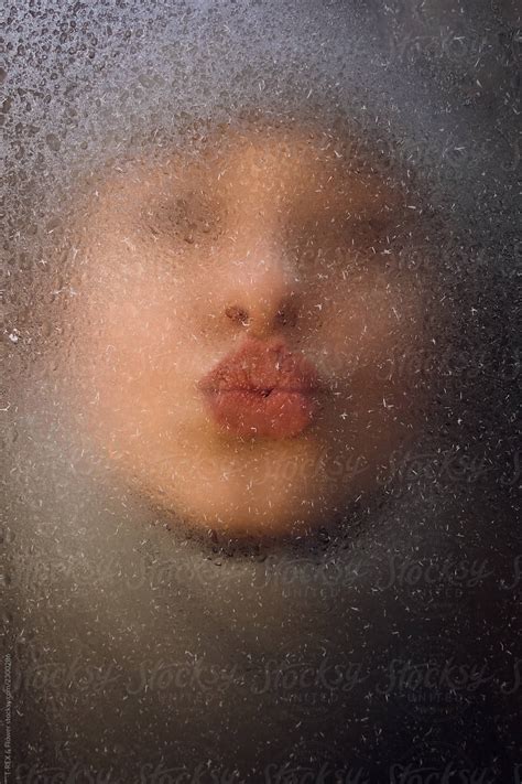 Young Lady Kissing Wet Glass Del Colaborador De Stocksy Danil Nevsky
